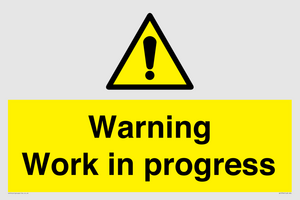 Warning Work in progress